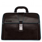 Borsa Piquadro da medico in pelle Black Square