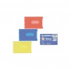 Porta Cards rigido - PVC - 8,5x5,4 cm - semitrasparente - Favorit