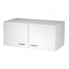 Sopralzo per armadi modulari - a 2 ante - 90 x 45,8 x 40 cm - bianco - Artexport