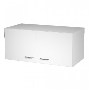 Sopralzo per armadi modulari - a 2 ante - 90 x 45,8 x 40 cm - bianco