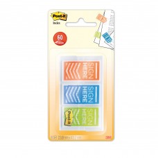 Segnapagina Post it® Index Medium SIGN HERE - 682-SH-OBLEU - 23,8 x 43,2 mm - Post it® - conf. 60 pezzi