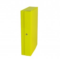 Scatola progetto Glossy - dorso 12 cm - giallo - Starline