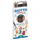 Pastelli colorati Stilnovo skin tones - diametro mina 3,3 mm - Giotto - astuccio 12 pezzi