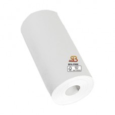 Rotolo per POS - 57 mm x 11 m - diametro esterno 30 mm -  senza anima - 55 gr - carta termica BPA free - Sabacart - blister 12 pezzi