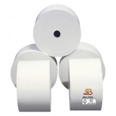 Rotolo per distributori self service - 59,5 mm x 120 m - diametro esterno 95 mm - anima 12 mm - 55 gr - carta termica BPA free - Sabacart