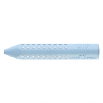 Gomma a forma di matita Grip 2001 - 90 x15 x15 mm - blue - Faber Castell