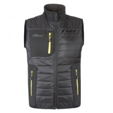 Gilet Wall - taglia M - PE - grigio/verde - U-Power