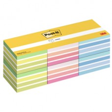 Blocco foglietti Post it® Cubo - 2028-0CPPX6 - 76  x 76 mm - colori assortiti neon/pastel - 450 fogli - Post it® - conf. 6 blocchi