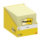 Blocco foglietti Post it® Z-Notes - 76 x 76 mm - giallo canary - 100 fogli - Post it® - conf. 10 blocchi