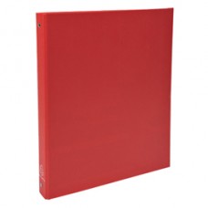 Raccoglitore foderato - PPL - 4 anelli tondi 30 mm - dorso 4cm - 22 x 30cm - rosso - Exacompta