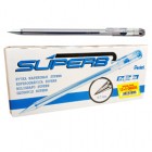 Penna a sfera Super B - punta 0,7 mm - blu - Pentel - promo pack 12+2 pezzi