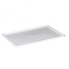 Coperchio per cassa alimentare Europa - 60 x 40 x 2 cm - PP - neutro - Mobil Plastic