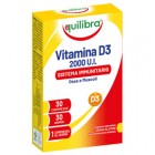 Integratore Vitamina D3 - 2000 UI -  sistema immunitario, ossa & muscoli - 30 compresse (2,43 gr cad.) - Equilibra