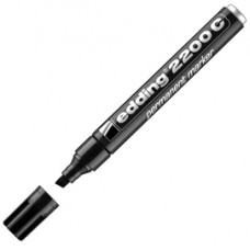 Marcatore permanente Edding 2200c - punta a scalpello - 1,5 - 5,0 mm - nero - Edding