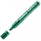 Marcatore permanente Edding 2200c  - punta a scalpello - 1,5 - 5 mm - verde - Edding