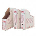 Portariviste Storage Dox 1606 - 87 x 34 x 24,5 cm - bianco/rosso -Esselte