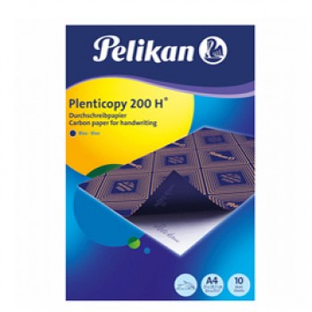 Carta da ricalco Plenticopy® 200H® - 21x29,7 cm - blu - Pelikan - conf. 10 fogli