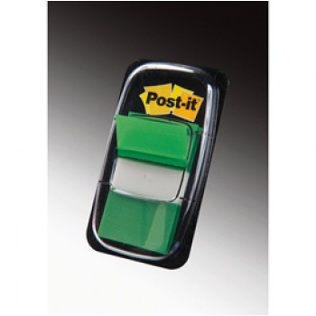 Segnapagina Post it® Index Medium - 680-3 - 25,4x43,2 mm - verde - Post it® - conf. 50 pezzi