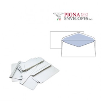 Busta Busta Silver Matic FSC® - senza finestra - gommata - 11 x 23 cm - 80 gr -  bianco - Pigna - conf. 25 pezzi