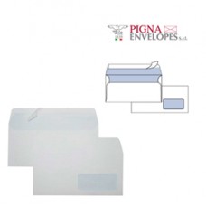 Busta Silver90 Strip FSC® - con finestra - internografata - 11 x 23 cm - 90 gr - bianco - Pigna Envelopes - conf. 500 pezzi