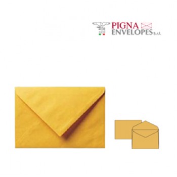 Busta Giallo Postale - gommata - 12 x 18 cm - 80 gr - carta riciclata FSC® - giallo - Pigna - conf. 500 pezzi