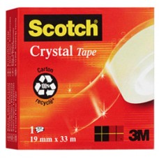 Nastro adesivo Crystal 600 - 33 m x 1,9 cm - trasparente - Scotch