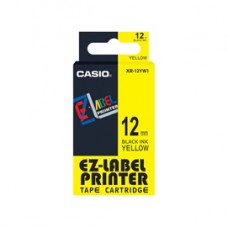 Nastro - 12 mm x 8 mt - nero/giallo - Casio