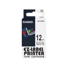 Nastro - 12 mm x 8 mt - nero/bianco - Casio