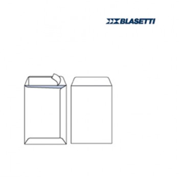 Busta a sacco Mailpack - strip adesivo - 25 x 35,3 cm - 80 gr - bianco - Blasetti - conf. 100 pezzi