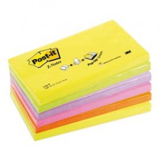 Blocco Post it® Super Sticky Z Notes - R350NR - 76 x 127 mm - assortiti neon - 100 fogli - Post it®