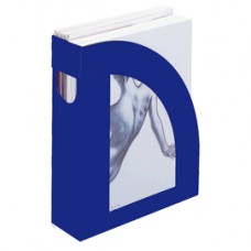 Portariviste E803 - 24,5 x 30 cm -  dorso 7,5 cm - blu - Fellowes