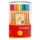 Fineliner Point 88 - colori assortiti - Stabilo - conf. color Parade 20 pezzi