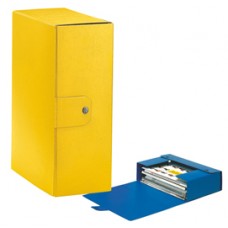 Scatola progetto Eurobox - dorso 12 cm - 25x35 cm - giallo - Esselte