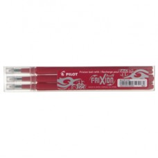 Refill a sfera Frixionball - punta 0,7mm  - rosso - Pilot - conf. 3 pezzi