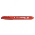 Marcatore permanente Redimark - punta a scalpello - tratto 6,50mm - rosso - Tratto