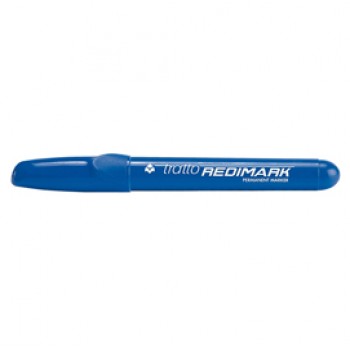 Marcatore permanente Redimark  - punta tonda - tratto 3,50mm - blu - Tratto