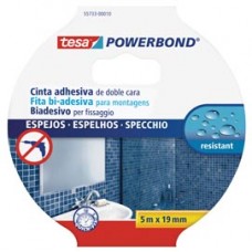 Nastro biadesivo Tesa Powerbond - per specchi  - 1,9 cm x 5 m - bianco - Tesa