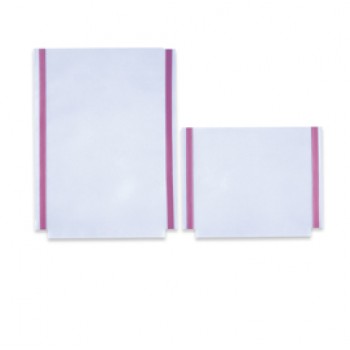 Tasche GS adesive con soffietto - PVC - 22x30 cm - trasparente - Sei Rota - conf. 10 pezzi