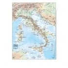 Carta geografica Italia - scolastica - plastificata - 29,7 x 42 cm - Belletti