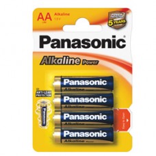 Pila Stilo AA - 1,5V - alcalina - Panasonic - blister 4 pezzi