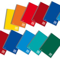 Maxiquaderno One Color - A4+ - forato - microperforato - 1 rigo - 60 fogli - 80 gr - spiralato - Blasetti