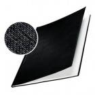 Copertine Impressbind - rigide - 21 mm - finitura lino - nero - Leitz - scatola 10 pezzi