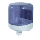 Dispenser asciugamani a spirale Prestige -  formato Maxi - 25,6x27,5x33,5 cm - bianco/azzurro trasparente - Mar Plast