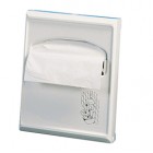Dispenser per carta copriwater Mini - 23x5,5x29,5 cm - bianco - Mar Plast