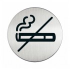 Pittogramma adesivo - Zona non fumatori - acciaio - diametro 8,3 cm - Durable