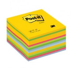 Blocco foglietti Cubo - 2030-U UL - 76 x 76 mm - 72 gr - colori assortiti - 450 fogli - Post it®