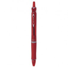 Penna a sfera a scatto Acroball Plastic - punta 1.0mm - rosso  - Pilot