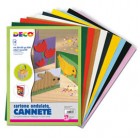 Cartoncino ondulato CannetE' 2200 - 25 x 35 cm - colori assortiti - DECO - conf. 10 fogli