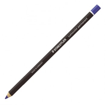 Matita Lumocolor® Glasochrom - permanente  - blu - Staedtler