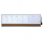 Organizer magnetico con calendario settimanale - 58,5 x 19 cm - orizzontale - Nobo